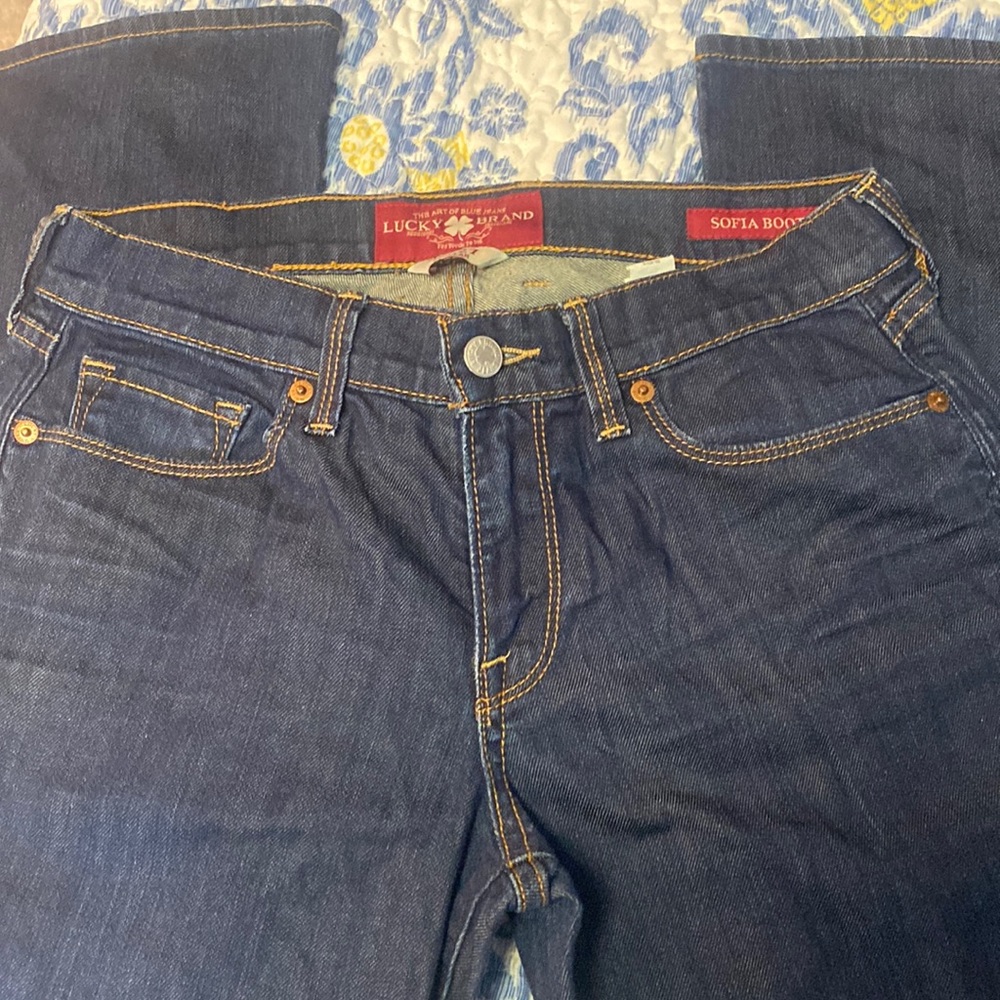 Lucky Brand Sofia Boot Jeans. 4/27 Regular.Excellent condition.Worn maybe 1 time